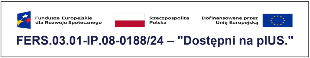 Logotypy Fundusze Europejskie, Rzeczypospolita Polska, Dofinansowane przez Unie Europejską